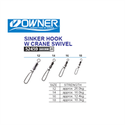 Owner Sinker Hook crane svivel